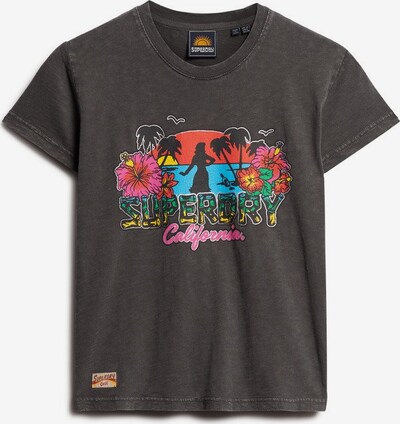 Superdry T-shirt en anthracite, Vue avec produit