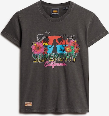 T-shirt Superdry en gris : devant