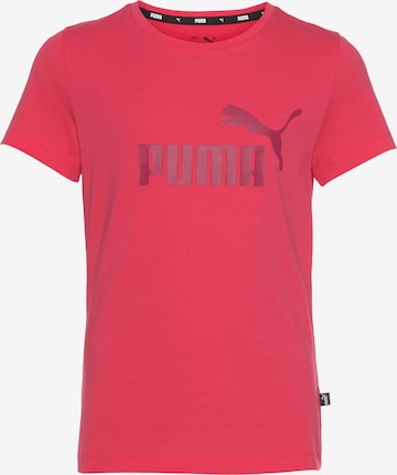 T-Shirt 'Essentials' PUMA en rose : devant