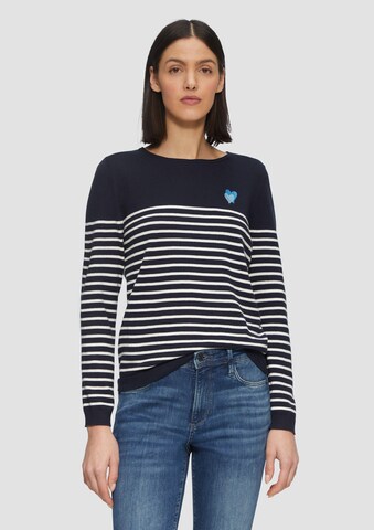 Pull-over s.Oliver en bleu : devant