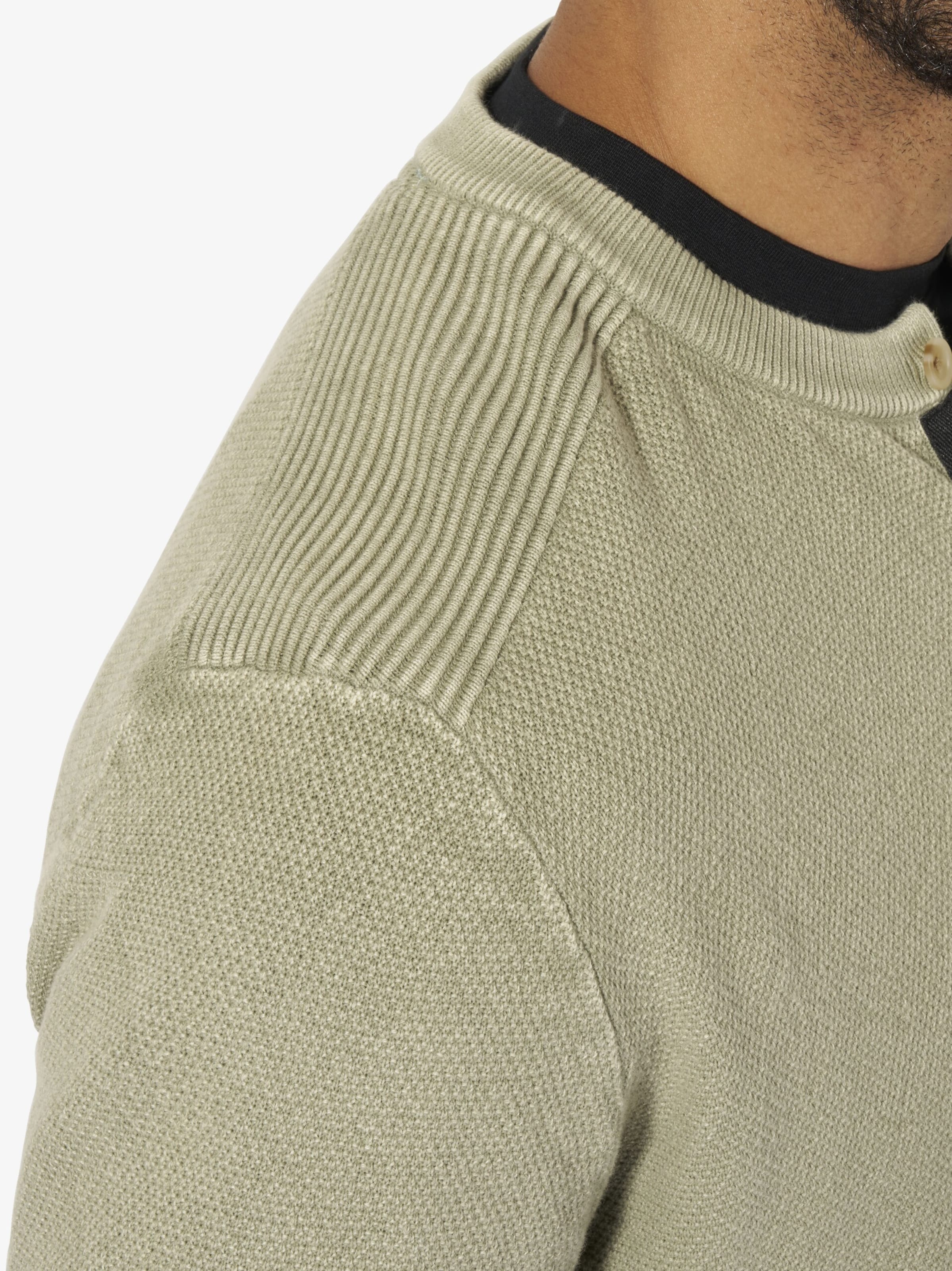 Jan Vanderstorm Pullover 'Wolfhard' in Grün