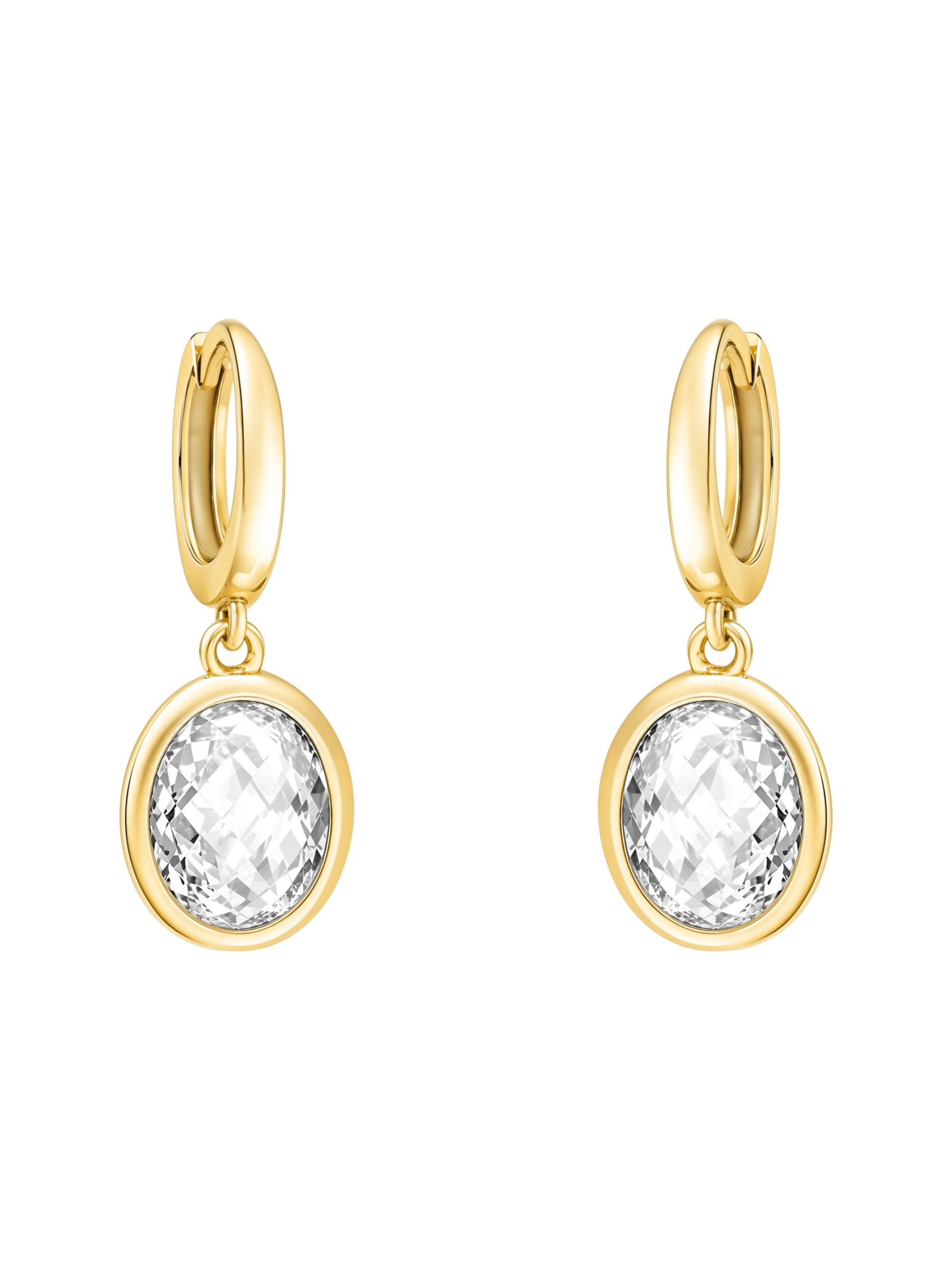Sofia Milani Ohrringe 'Zirconia'‌‌‌‌‌ in Gold: Vorderseite