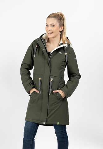 Schmuddelwedda - Parka de inverno em verde: frente