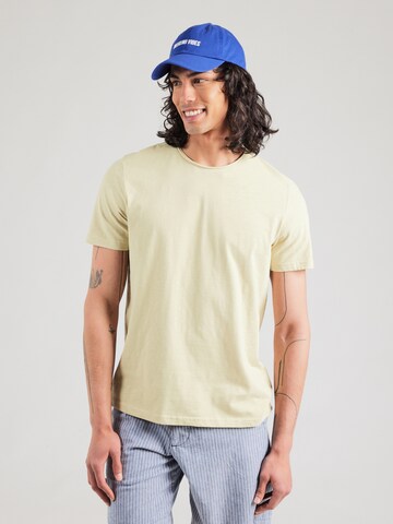 T-Shirt QS en beige : devant