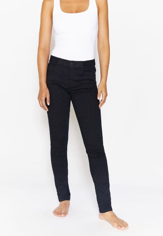 Angels Slim fit Pants in Blue: front