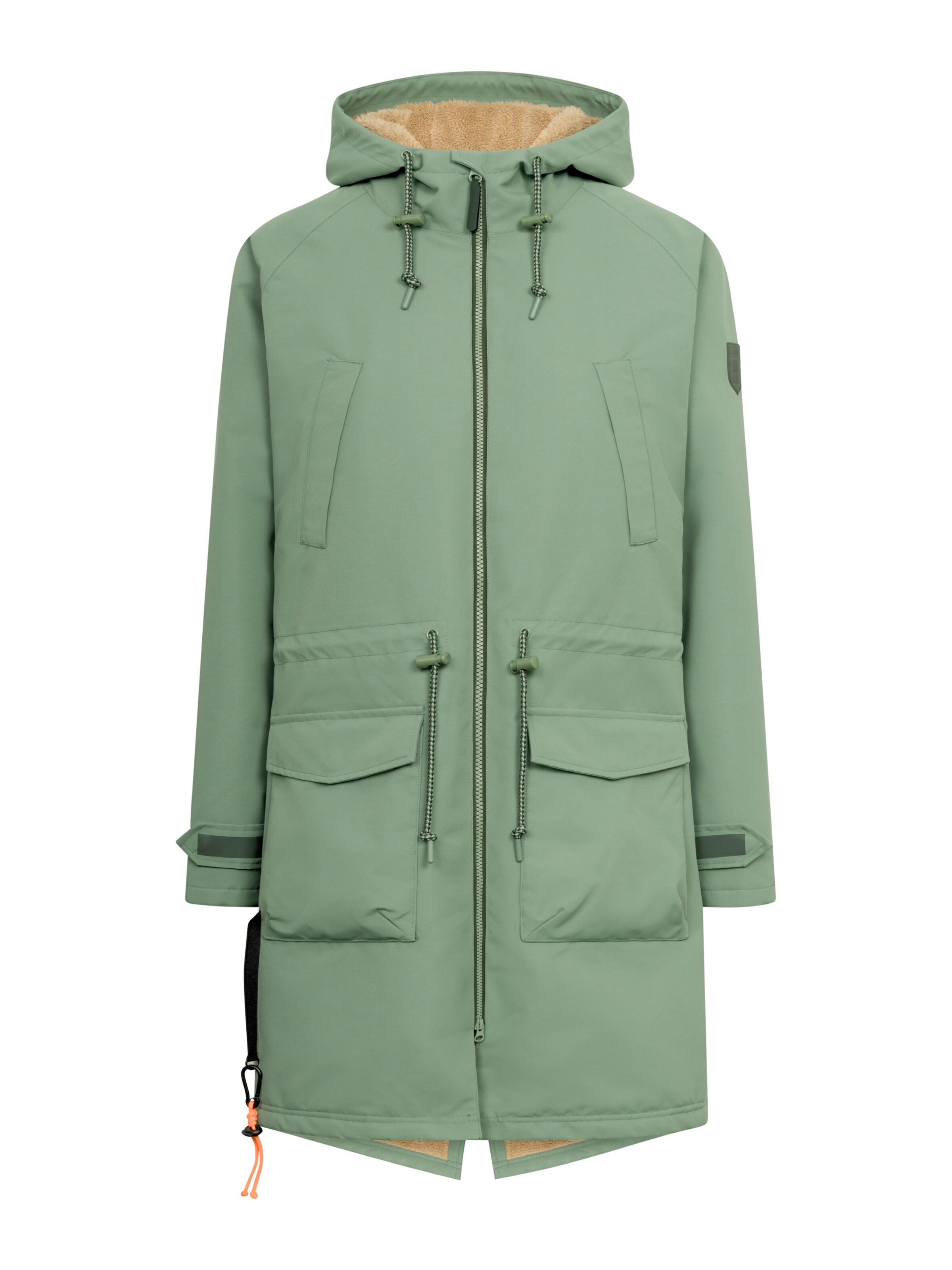 Derbe Functionele jas 'Phoebholm Dog' in Groen: voorkant