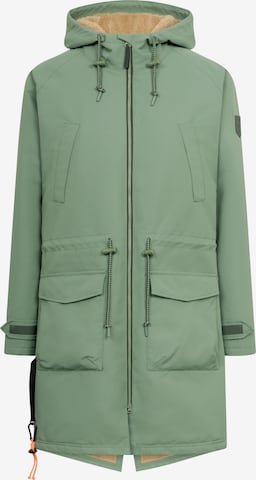 Veste fonctionnelle 'Phoebholm Dog' Derbe en vert : devant