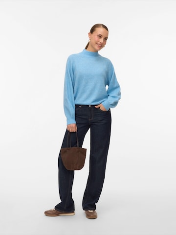 VERO MODA Sweater 'VMLeaf' in Blue