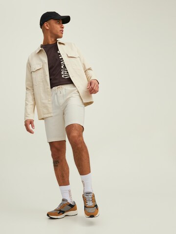 JACK & JONES Regular Pants 'LEO' in Beige