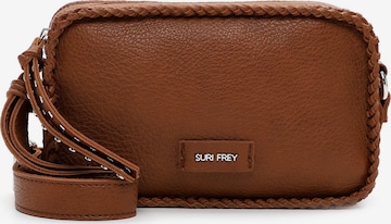 Borsa a tracolla di Suri Frey in marrone: frontale