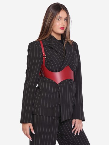 Haute Cuir Belt in Red