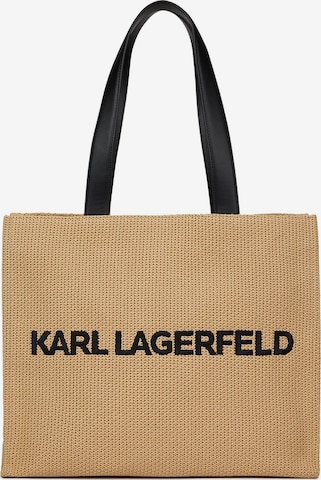 smėlio Karl Lagerfeld Paplūdimio krepšys: priekis