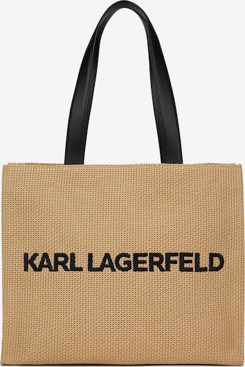 Karl Lagerfeld Rantakassi koossa One Size värissä tummabeige / musta, Tuotenäkymä