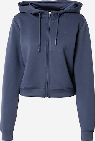 ONLY PLAY Sports sweat jacket in Blue: front