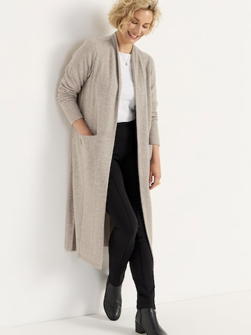 Cellbes of Sweden Gebreid vest in Beige: voorkant