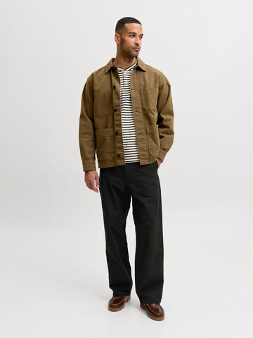 JACK & JONES Wide leg Trousers in Black