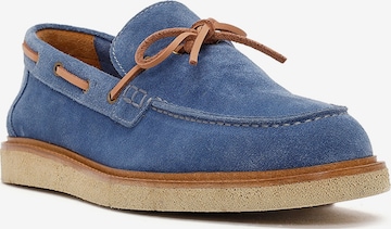 Derimod - Mocassins em azul: frente
