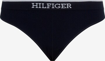 Tommy Hilfiger Underwear Thong in Blue: front