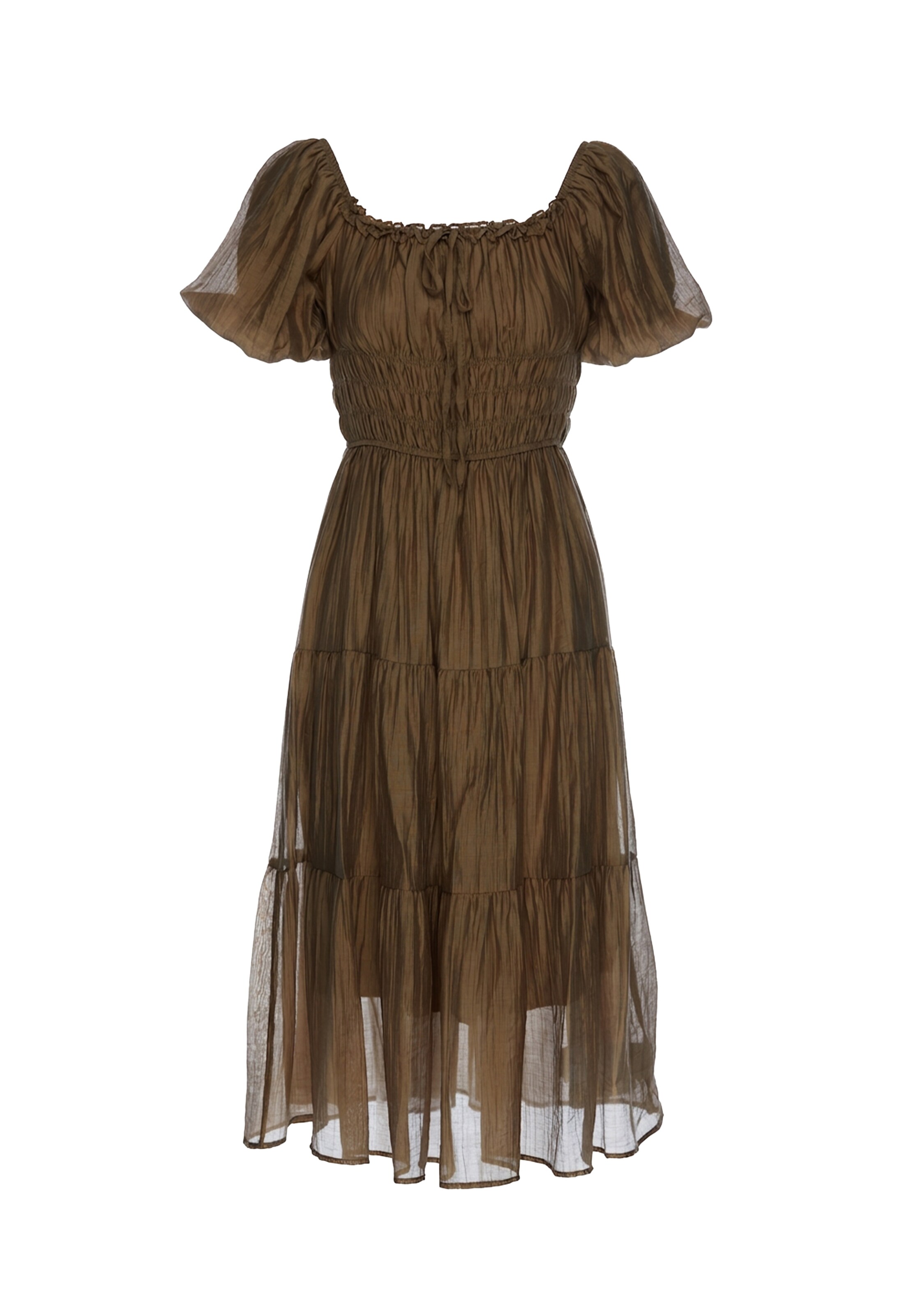 usha FESTIVAL - Vestido en marrón: frente