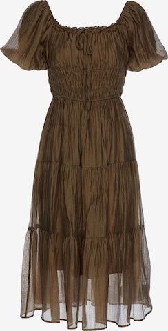 usha FESTIVAL - Vestido en marrón: frente