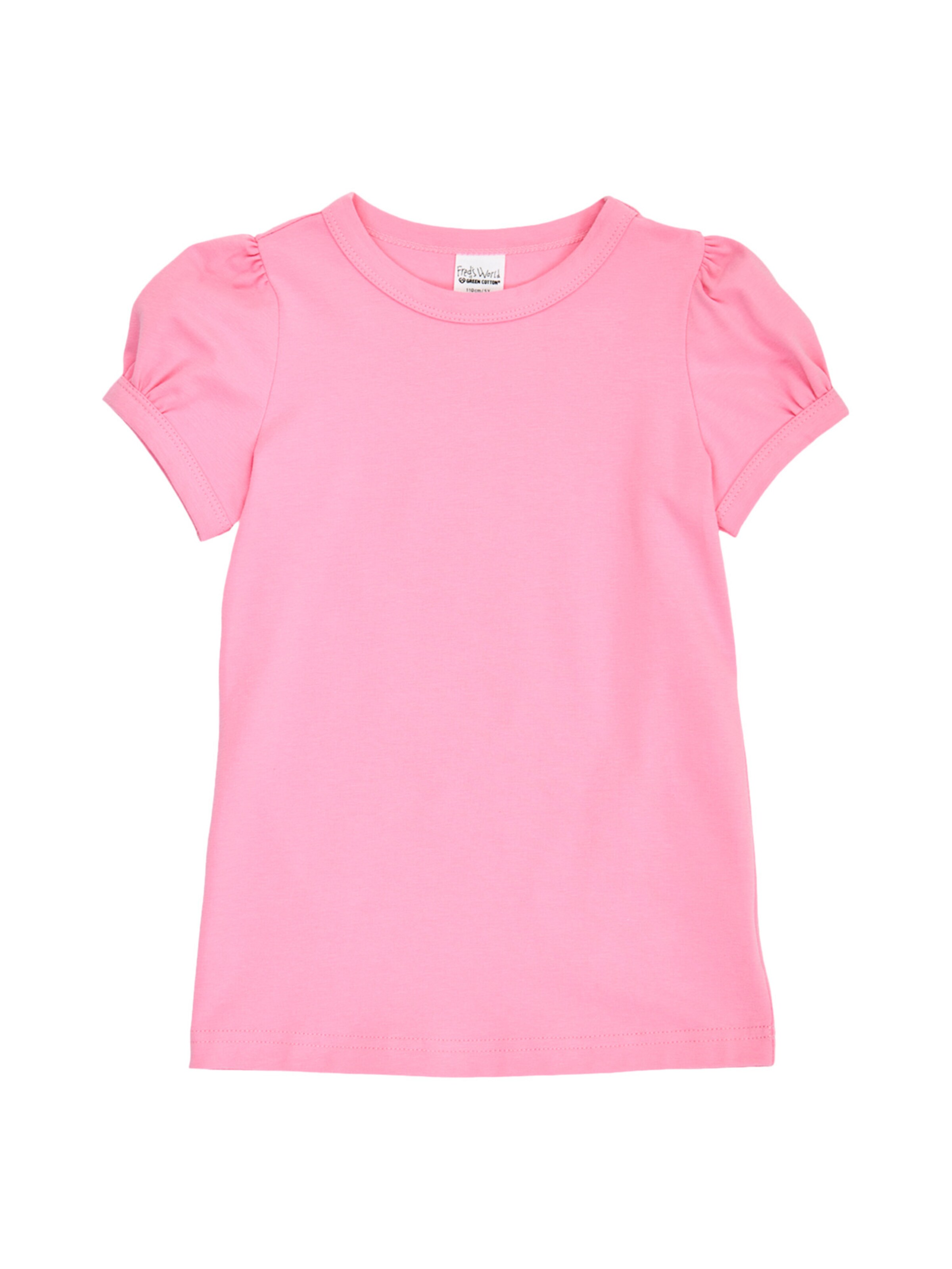 T-Shirt 'Alfa' Fred's World by GREEN COTTON en rose : devant