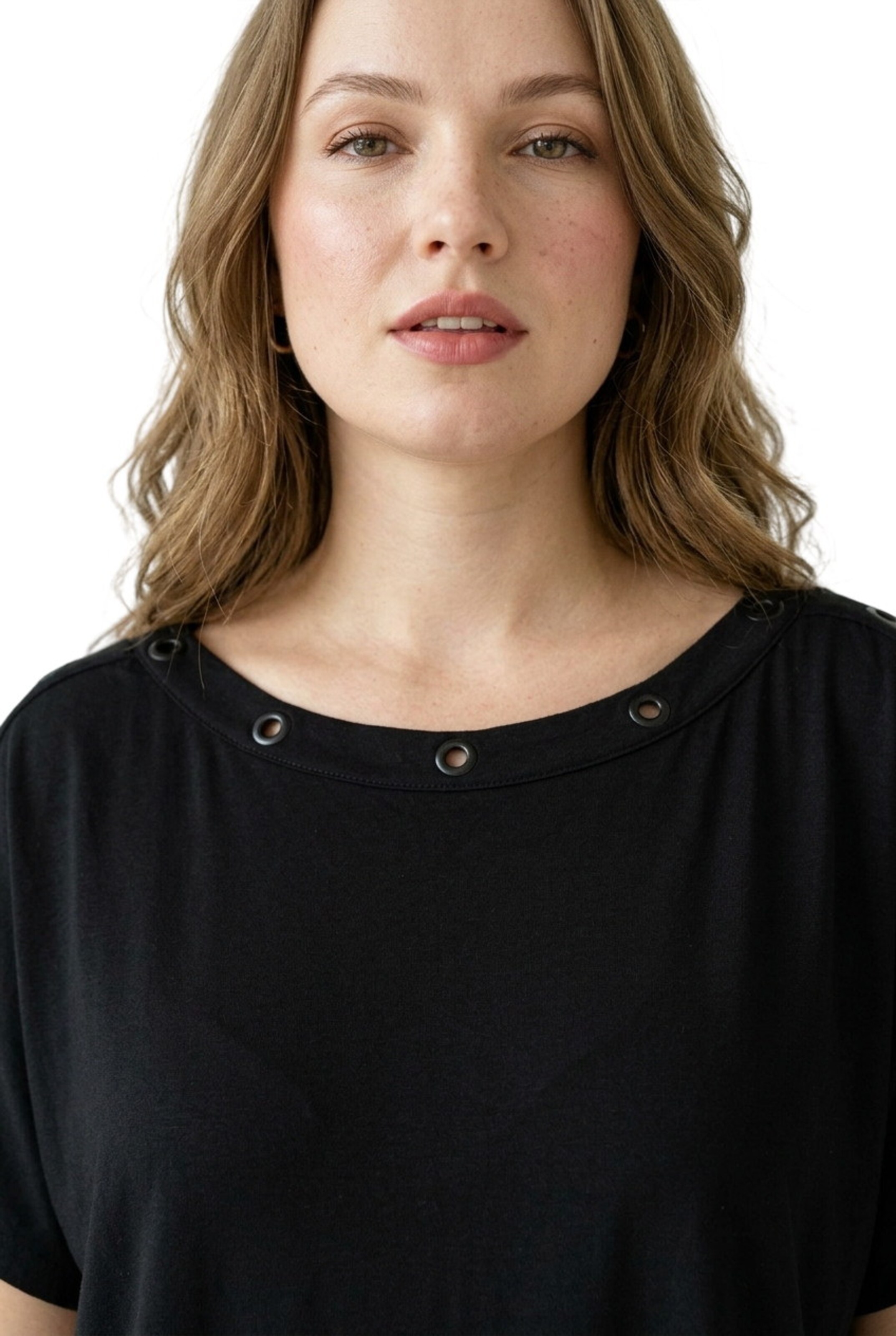 T-shirt Stil Diva en noir