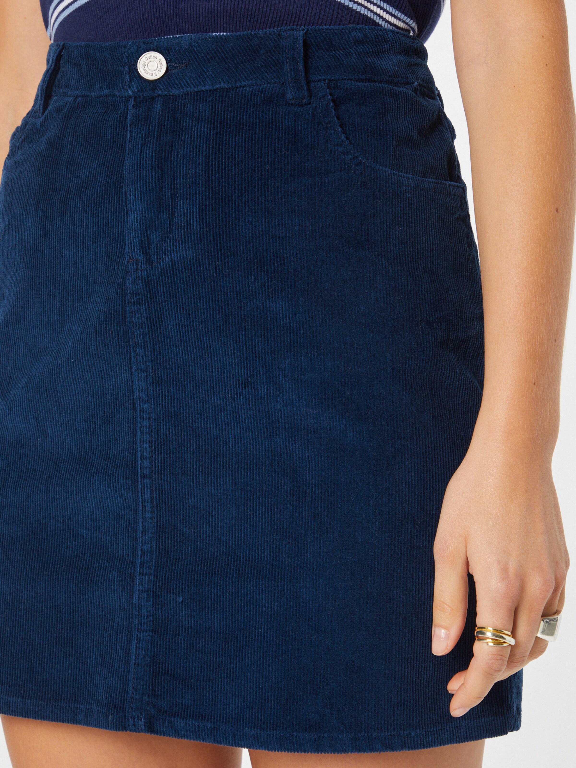 KnowledgeCotton Apparel Rock ROMY in Blau KnowledgeCotton Apparel Rock ROMY in Blau