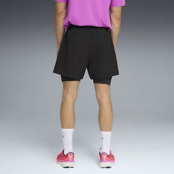 PUMA Regular Sportshorts in Schwarz