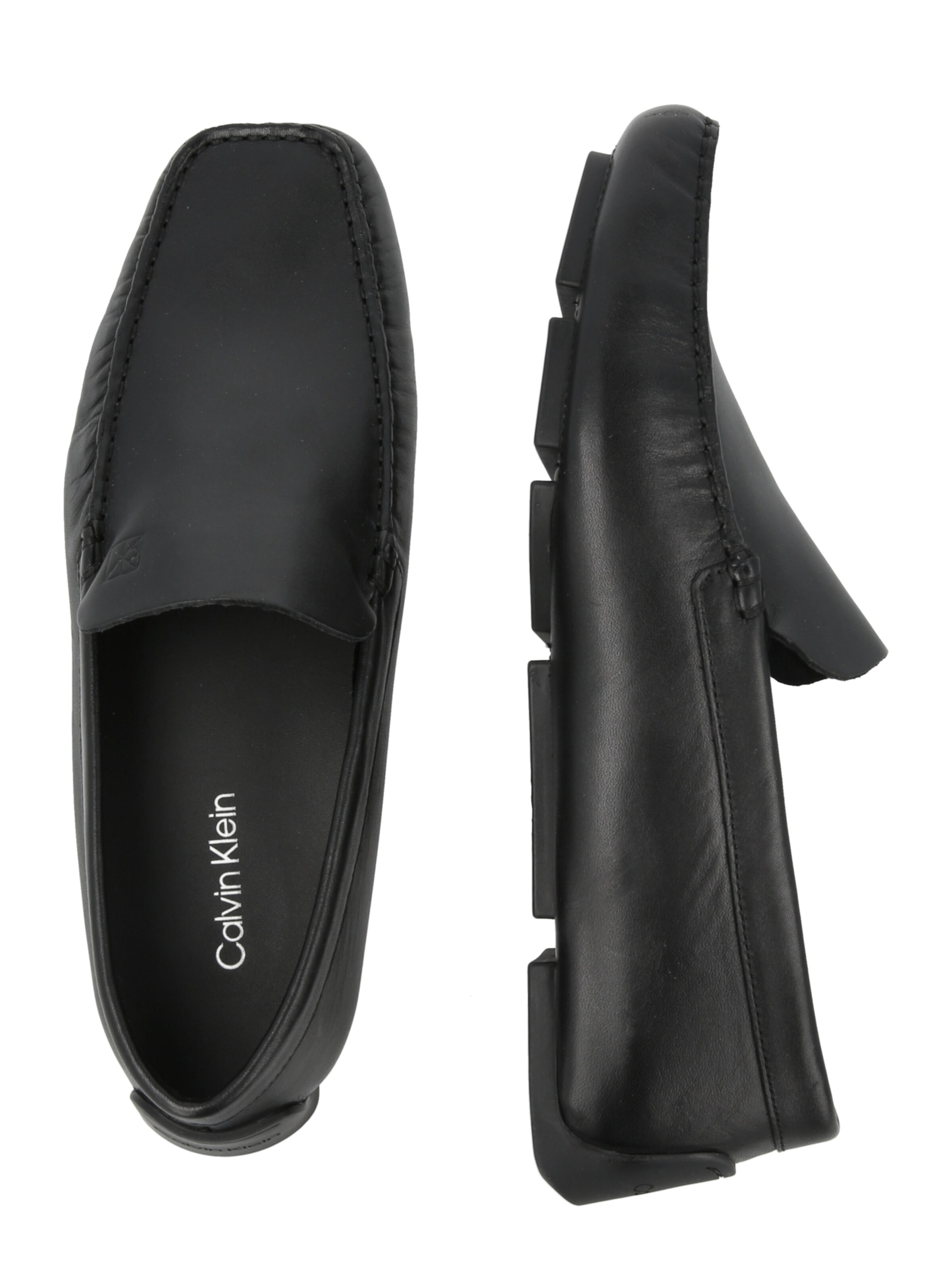 Calvin Klein Mokkasiinit 'DRIVER PENNY' värissä musta