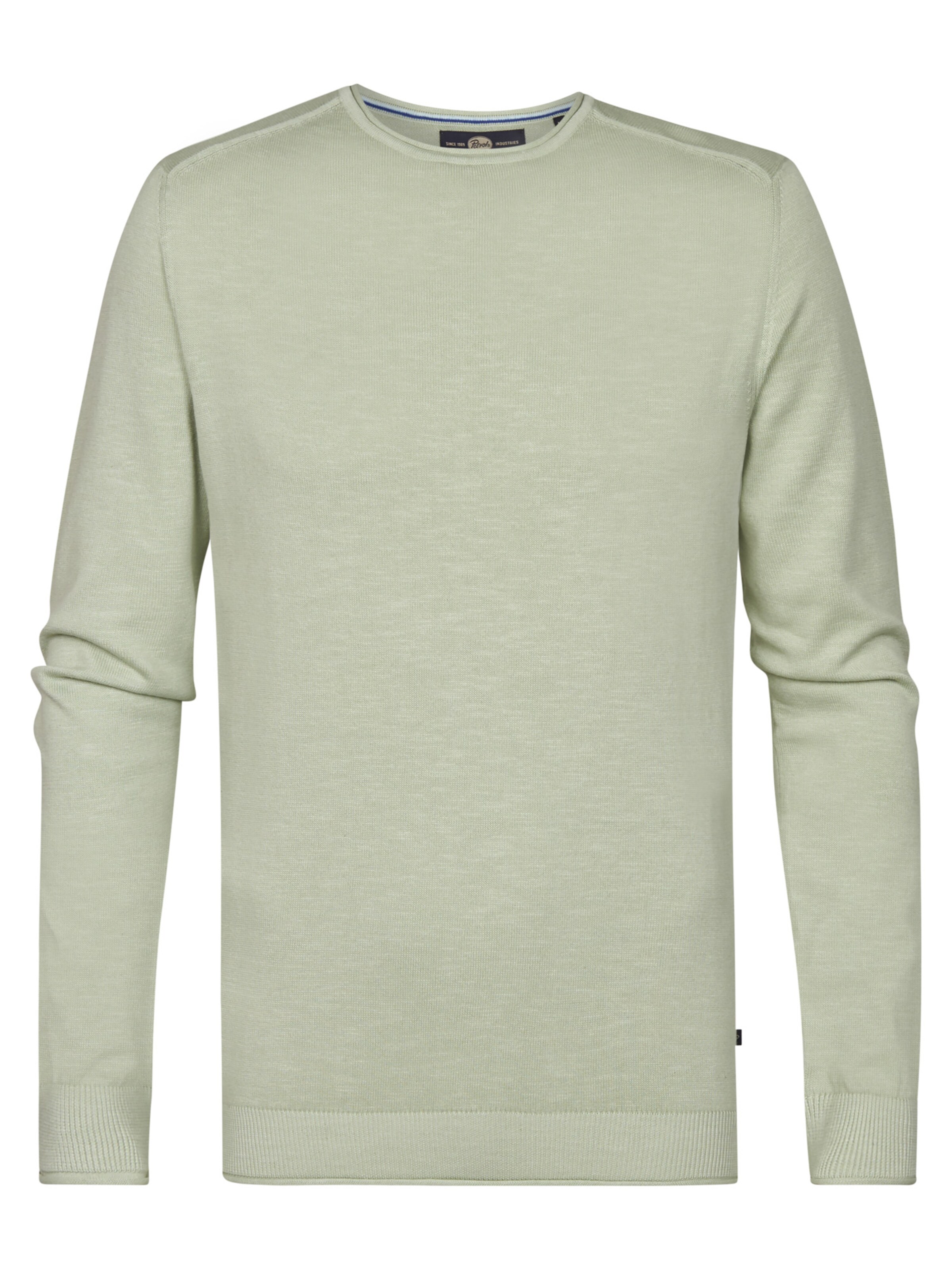 Petrol Industries Trui 'Driftline' in Groen: voorkant