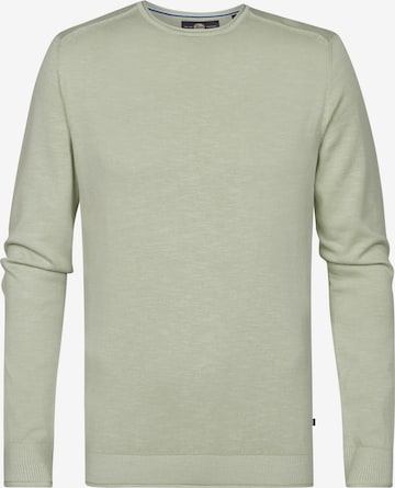 Petrol Industries Trui 'Driftline' in Groen: voorkant