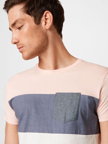 INDICODE JEANS T-Shirt 'Clemens' in Pink