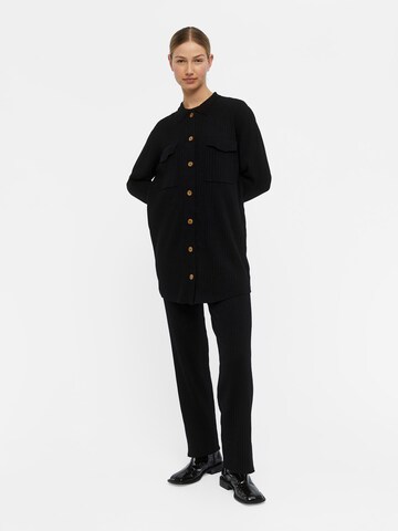 OBJECT Regular Trousers 'Noelle' in Black