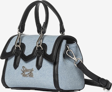 Borsa a mano di Secret Pon Pon in blu: frontale