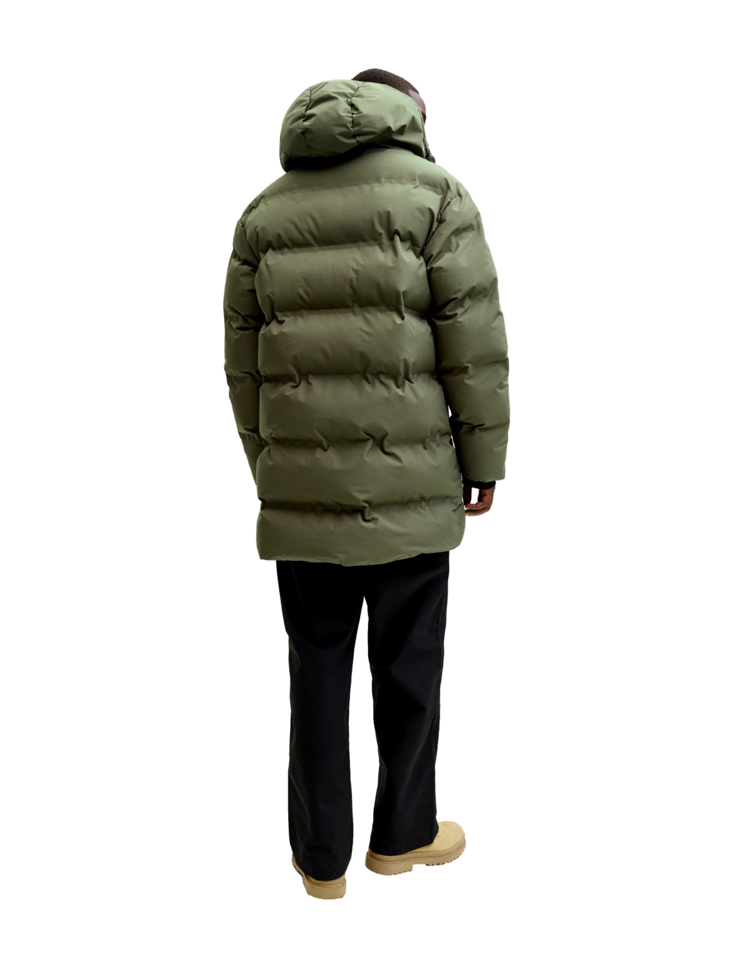 JACK & JONES Winter Jacket 'Fusion' in Green
