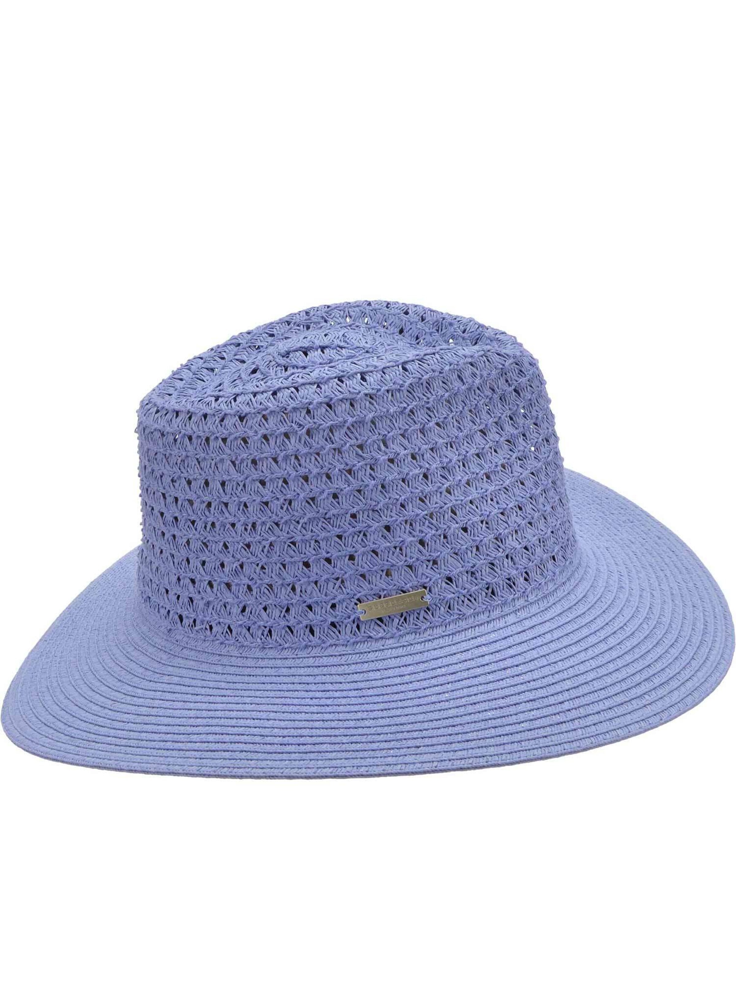 Seeberger Hat 'Hut' in Blue: front