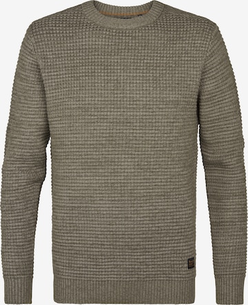 Petrol Industries Trui 'Toledo' in Groen: voorkant