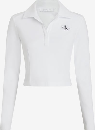 Calvin Klein Jeans T-shirt en blanc, Vue avec produit