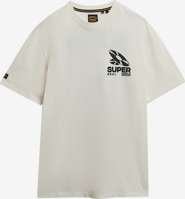 T-Shirt 'Record' Superdry & Co en beige : devant
