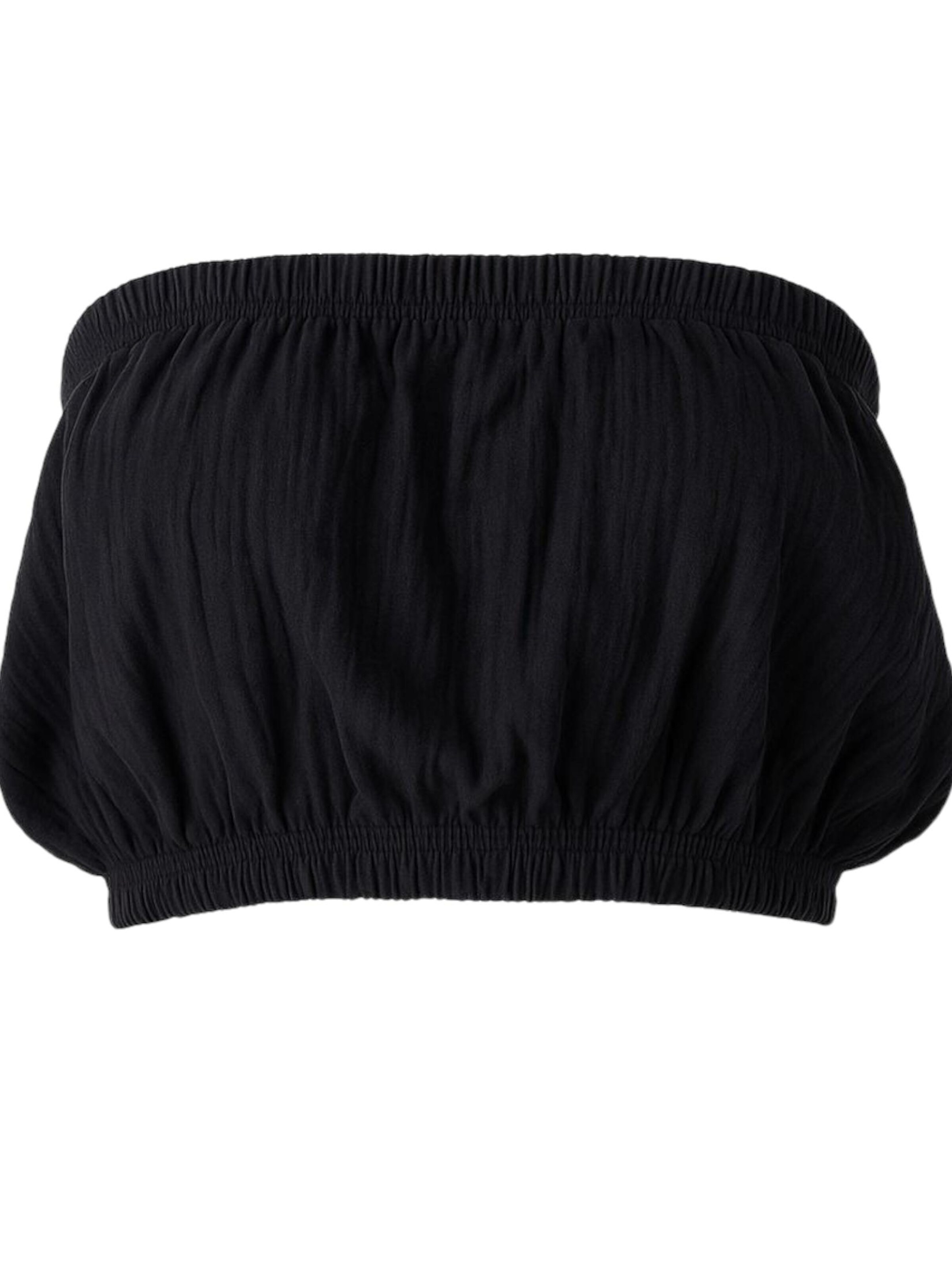 WENOR Top 'IRIA' in Schwarz: Vorderseite