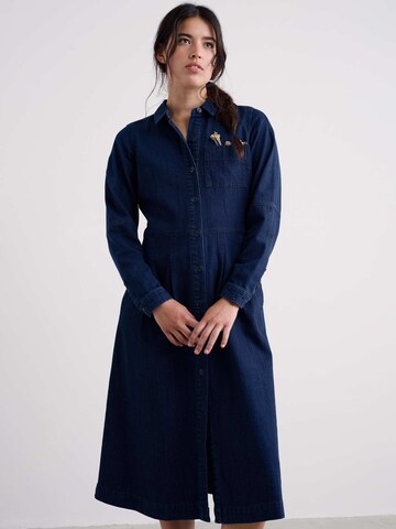 Seasalt Cornwall Blusekjole 'Outlines' i blå: forside