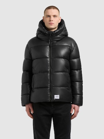 khujo - Chaqueta de invierno 'Coen2' en negro: frente
