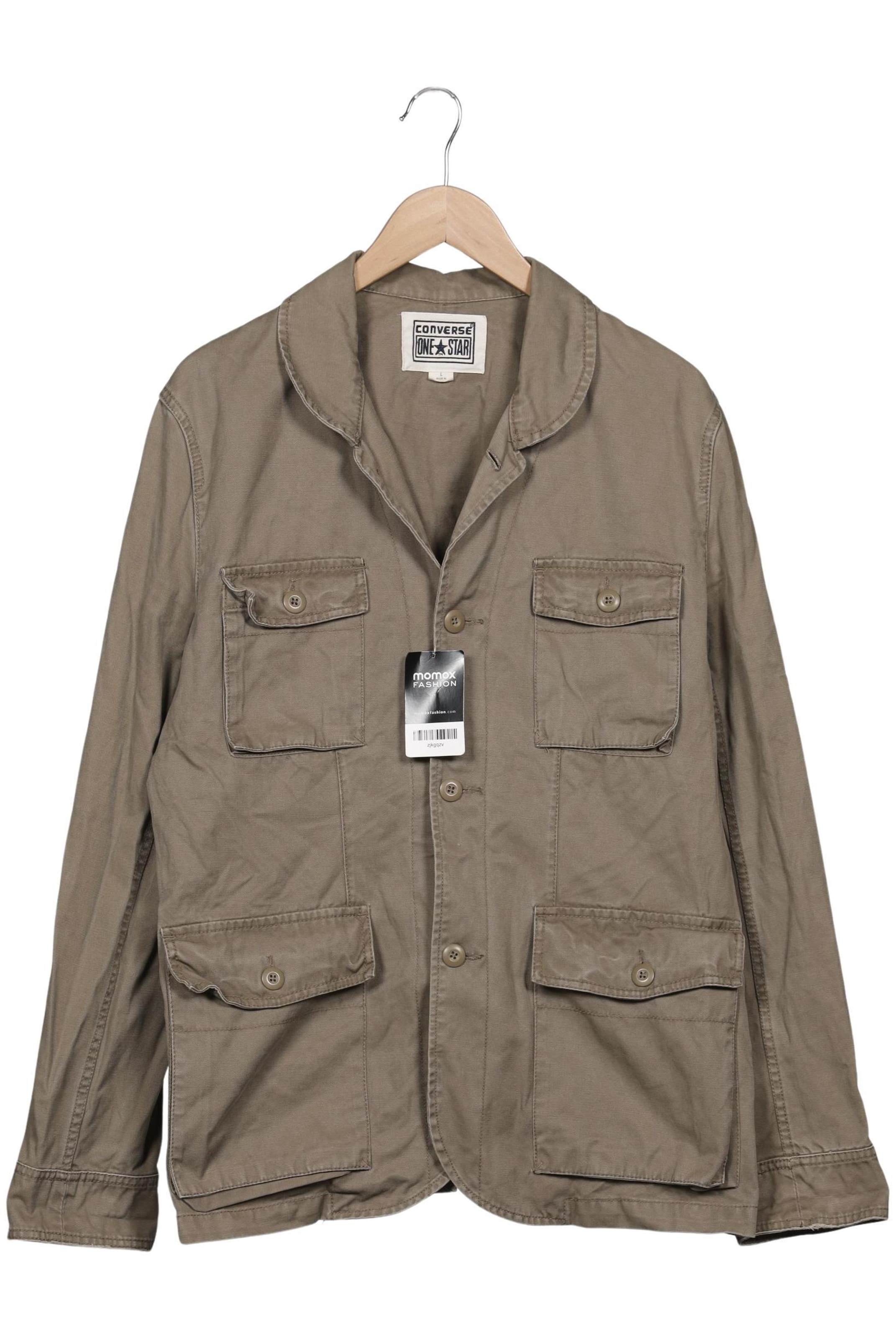 CONVERSE Jacke L in Beige: Vorderseite