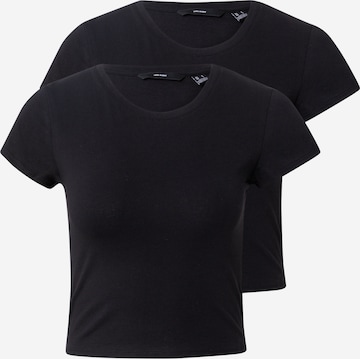 T-shirt 'MAXI' VERO MODA en noir : devant