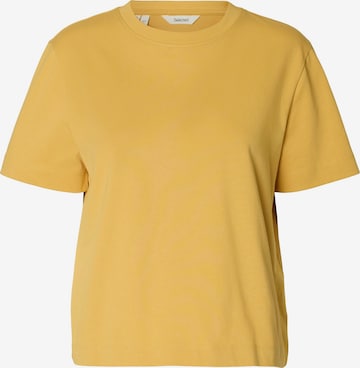 SELECTED T-Shirt 'SLFESSENTIAL' in Orange: Vorderseite