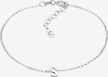 ELLI Bracelet 'S' in Silver: front