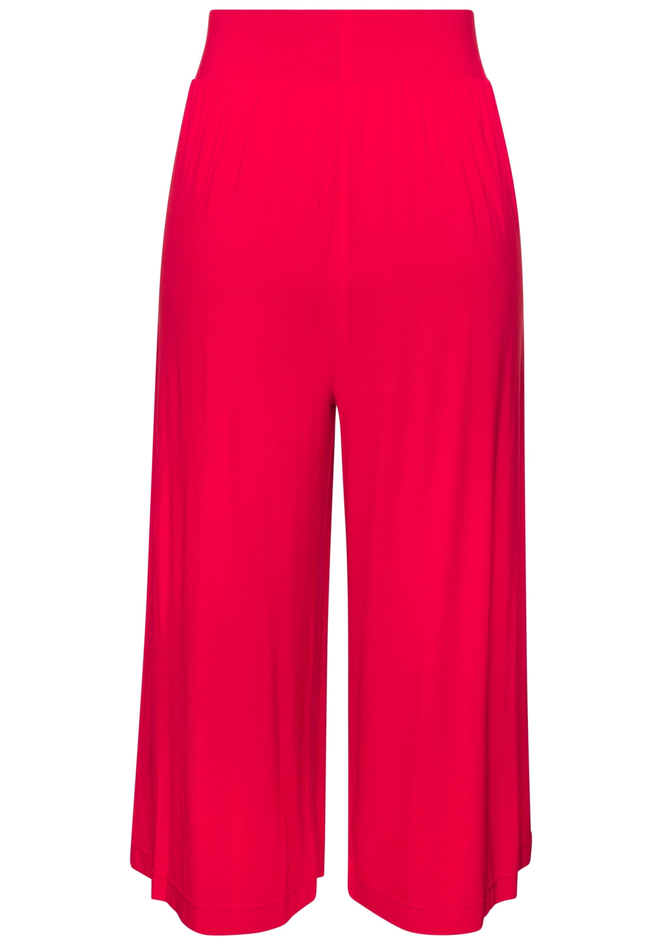 LASCANA Wide leg Παντελόνι σε κόκκινο