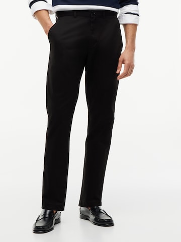TOMMY HILFIGER Дънки Tapered Leg Панталон Chino 'HARLEM ESSENTIAL' в черно: отпред