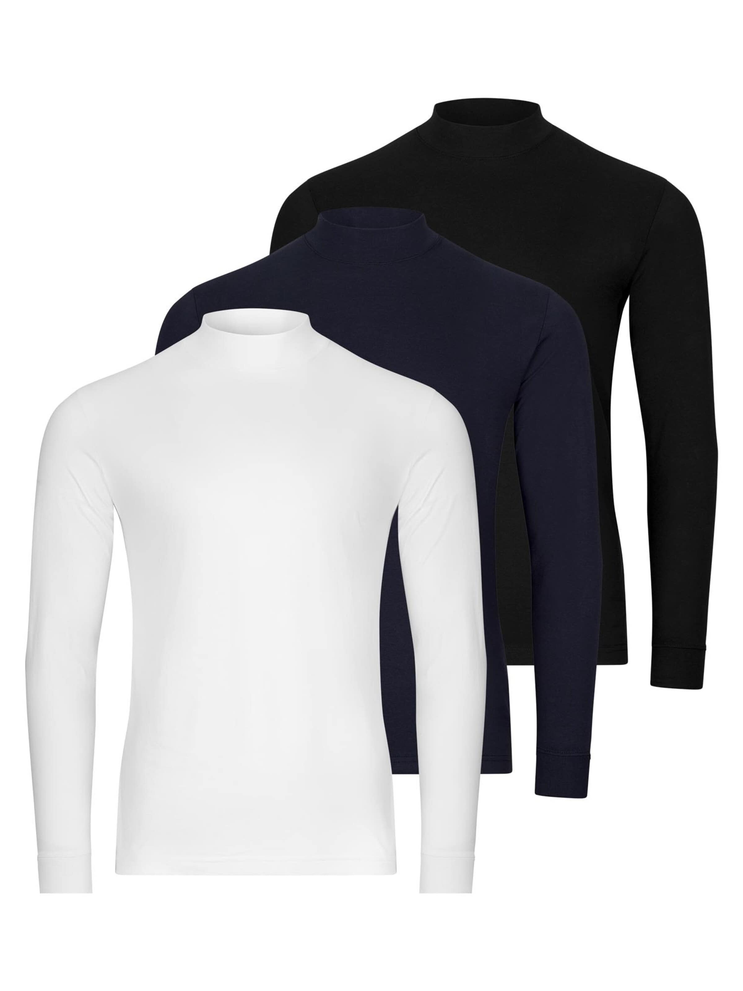 Ragman Shirt 'Basic' in Grijs: voorkant