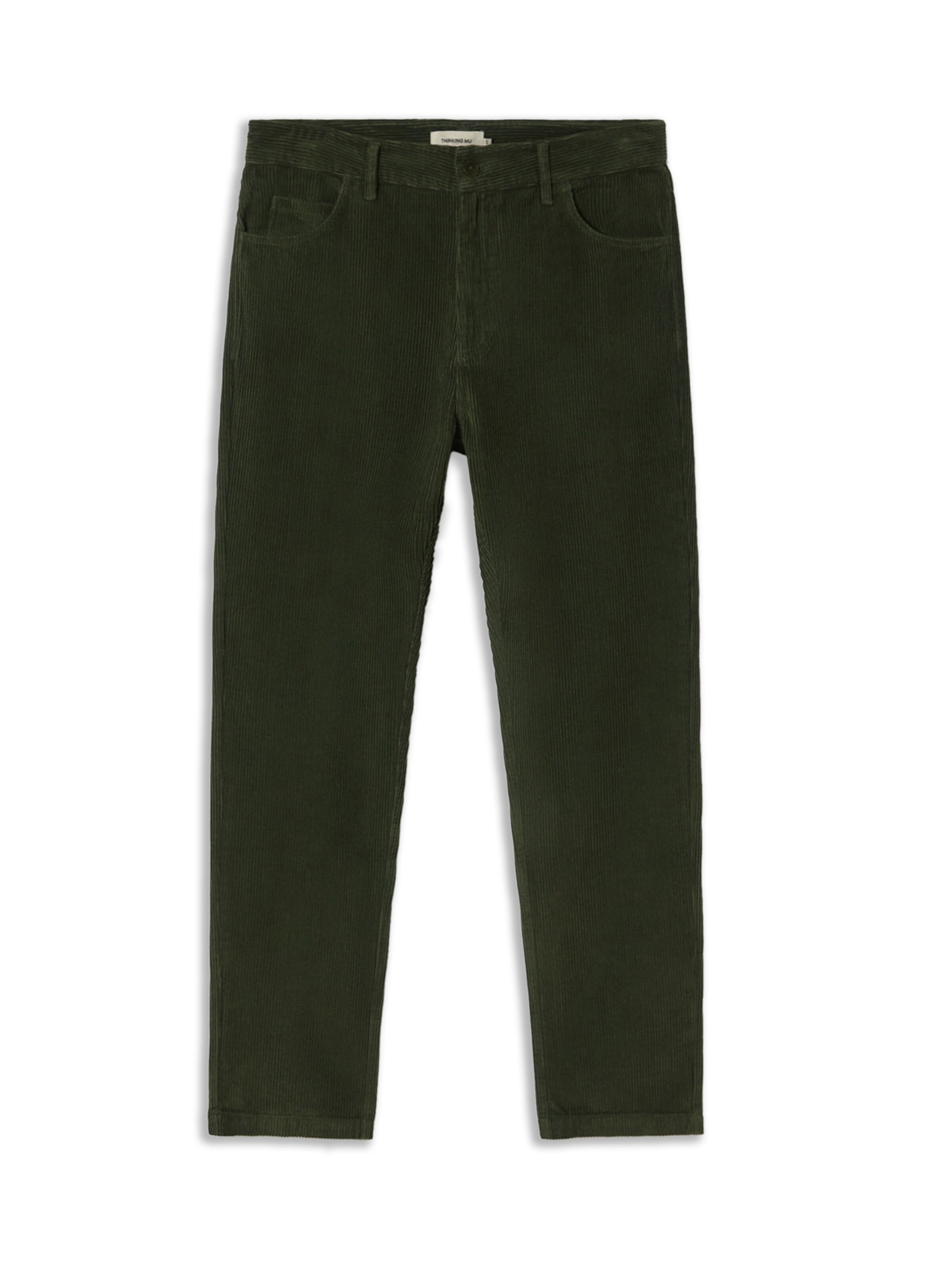 Thinking MU Regular Pants in Green: front